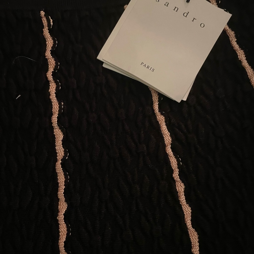 Sandro Paris  Short A-line Knit Skirt - Picture 5 of 6